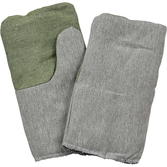 Рукавицы хб утепленные с наладонником брезентовым 5пар/уп