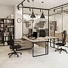 Шкаф-купе Комус Мебель К-Loft 241H041 1370х420х752 дуб сканд/графит