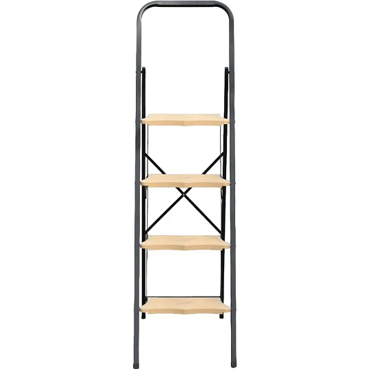 Стремянка MK804P стальная 4 ступени Алюмет односторонняя, ALUMET