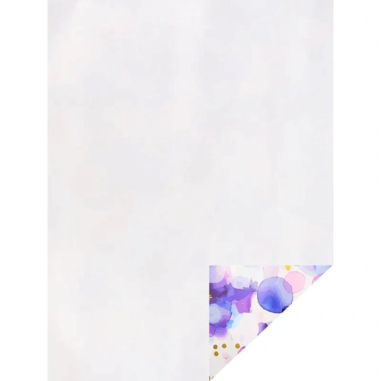 Бумага упаковочная Акварельные пузырьки(70x100см,10л)Собств.разраб.УБ-6802