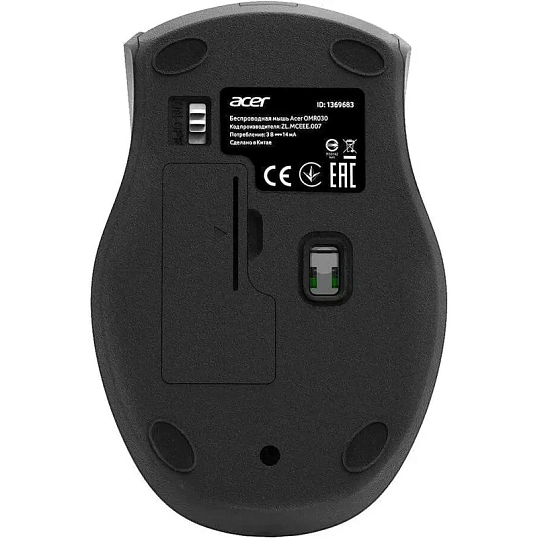 Мышь компьютерная Acer OMR030, черный