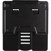 Подставка для книг Комус Класс черная, металл 19x15,5x20см,7 настроек