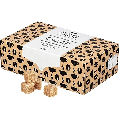 Сахар кусковой тростниковый Деловой стандарт 1 кг