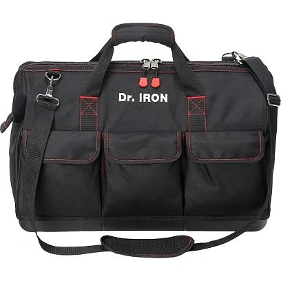 Сумка для инструмента с пластиковым дном с ремнем 51х26х39 Dr.IRON (DR1029)