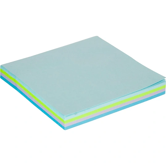 Стикеры ATTACHE Bright colours 76х76 Акв.радуга 100л