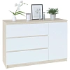 Комод Сокол Т-3р  Дуб сонома/белый