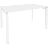 Стол ONIX-П П на металлокаркасе O.MP-SP-3.8 белый бриллиант/белый Ш1380