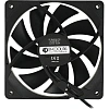 Вентилятор ID-Cooling FL-12025K 120x120mm черный 3-pin 21dB 145gr Ret