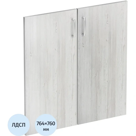 Двери Easy St ЛДСП (2шт.) 908847 сосна винтер/серый В760