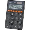 Калькулятор карманный Deli EM130, 12-р,дв.пит.,70.2x8.5x112.2 мм,темн-сер