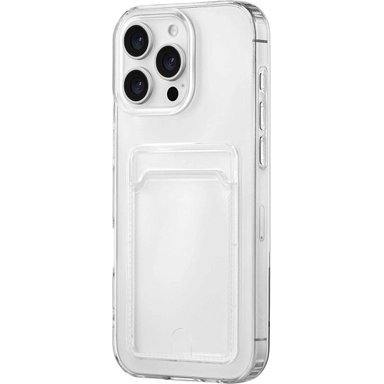 Чехол Rocket Clear Plus отд.дл.карты,iPhone16 ProMax,TPU(RCS635TT69PCP-I24)