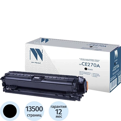 Картридж лазерный NV Print CE270A чер.для HP Color LaserJet M750