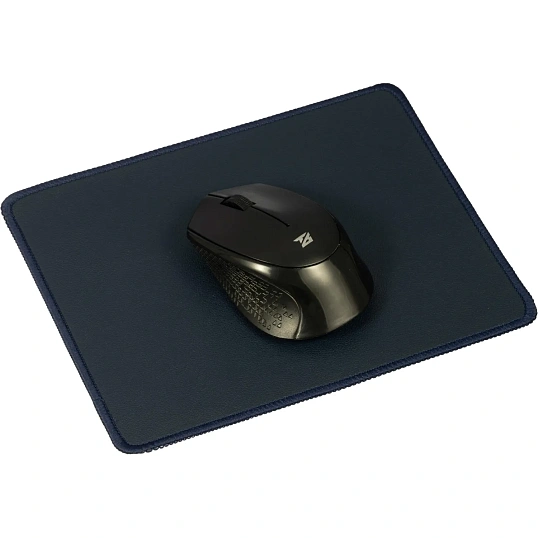Коврик для мыши BigTech HMP0007v.1 иск.кожа/22х18х0,12/синий
