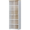 Двери стекл. Комус Мебель К-Loft 2шт. 241H007 764х4х1022 с белой ручкой