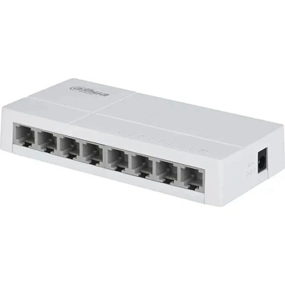 Коммутатор DAHUA DH-SF1008L 8-порт неупр,8x10/100 Base-T,1.6 Гбит/с,пласт
