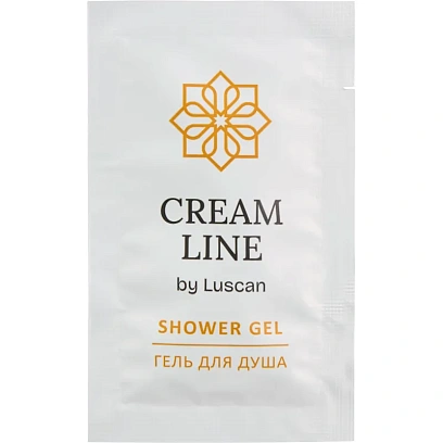 Гель для душа Luscan Cream Line, саше 10мл,500шт/уп