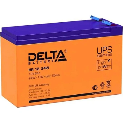 Батарея для ИБП DELTA BATTERY (HR 12-24 W) (12 В / 6 Ач)