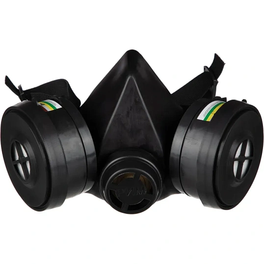 Полумаска РУ-60М марка АВЕК1Р1 от органич неорганич кислых газов аммиака