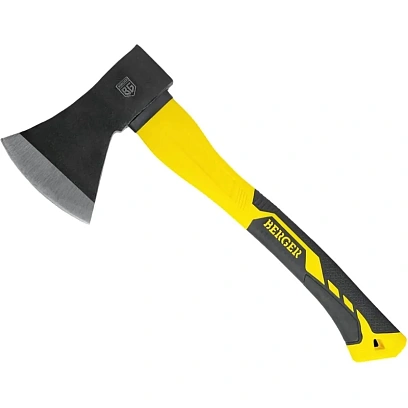 Топор универсальный кованый 800 г., фиберглассовая рукоятка, BERGER BG1522