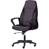 Кресло UT_Easy Chair Impreza, к/з, тк, сетка, чер/сер/мет,36-6/F68/36/TW-11