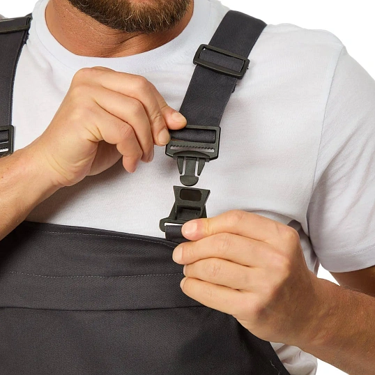 Полукомбинезон летний мужской Равелин красн./графит (р.44-46) 170-176