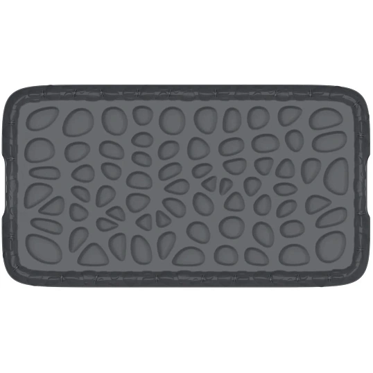 Лоток ET_Лоток для обуви Камни 710x390x25мм,арт.АП 360