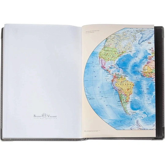 Ежедневник полудатированный А5+ п/дат. boss (серый) 3-404/273