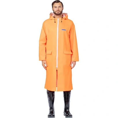 Плащ влагозащитный ПВХ Poseidon орж 60-62/182-188