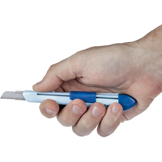 Нож канцелярский 9 мм Attache Selection Jolly, цвет синий