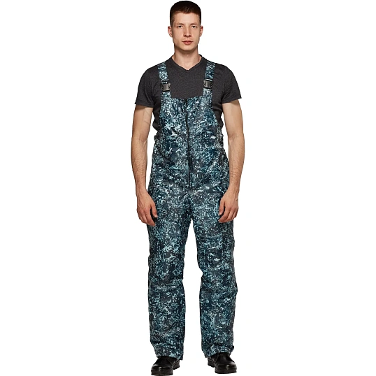 Костюм зимний Охранника с п/к КМФ цифра серый(р.44-46) 170-176