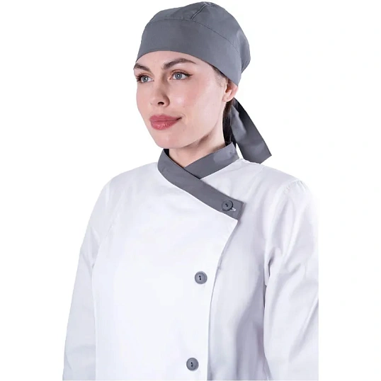 Костюм БИСТРО женский цв.бел/т.сер (Кос841) (р.48-50) р.158-164