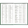 Ежедневник недатированный А5,128л.,55-65 г,бумвинил зеленый,Attache Economy