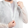 Халат на липучках 20гр/м2 р.XXXL, белый (10шт/упак),арт.406-878-004,к