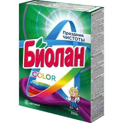 Порошок стиральный Биолан Color Автомат 350гр