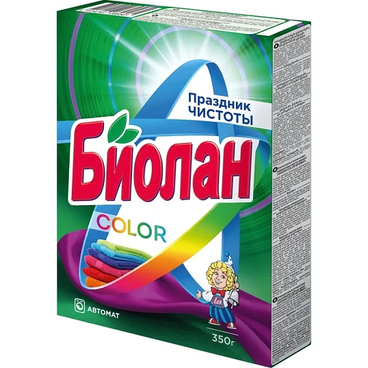 Порошок стиральный Биолан Color Автомат 350гр