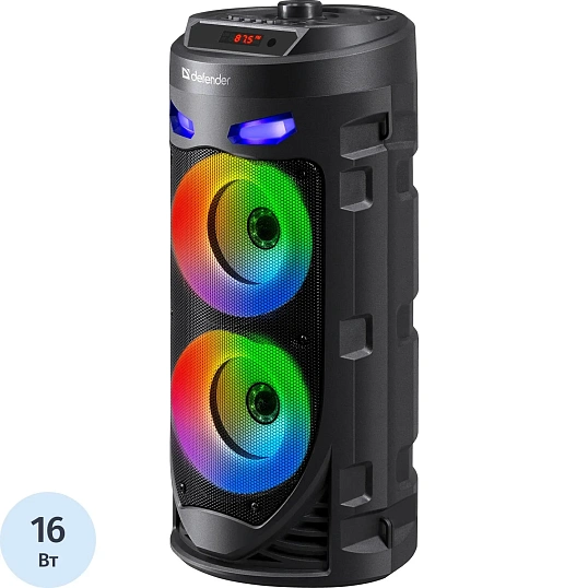 Акустическая система Defender Crashboom, 16Вт, BT/FM/USB/TF/AUX/TWS/MIC