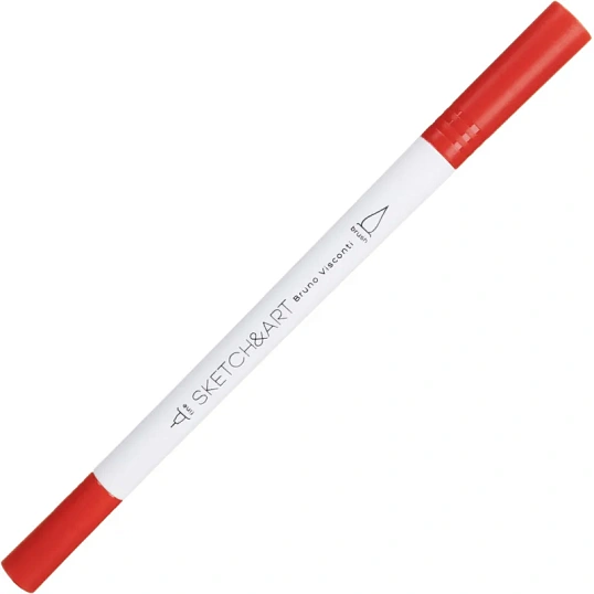 Набор маркеров ДВУС.СКЕТЧ-МАРКЕРЫ(КИСТОЧКА+ЛИНЕР)SKETCH&ART12 ЦВ.,22-0082