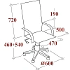 Кресло BN_Sp_EChair-591 TC сетка/ткань черный, хром