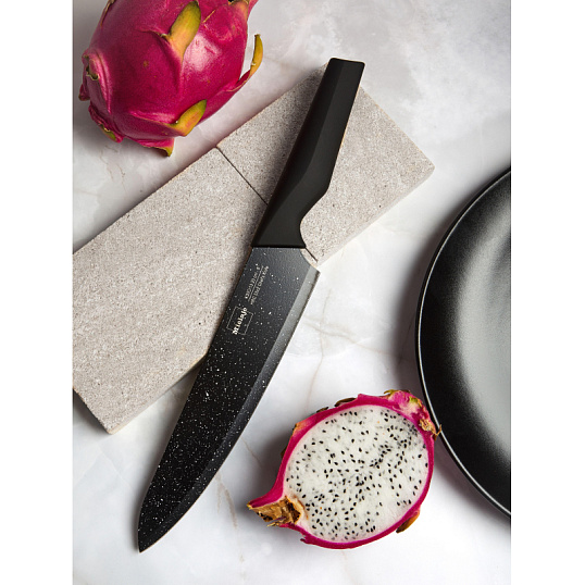 Нож Шеф Santoku 20  см. рукоять Soft Touch, Mielaje