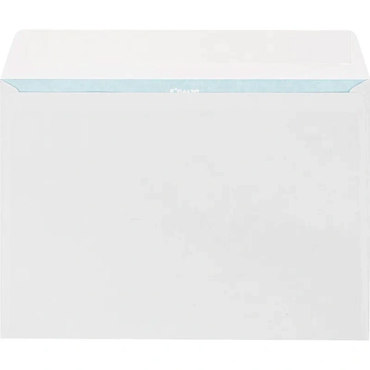 Конверт белый С5 стрип 162х229 80г КОМУС 50 шт/уп