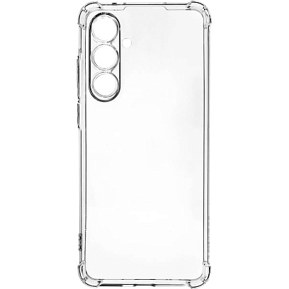 Чехол накладка PERO силикон для Samsung A56 прозрачный усиленный