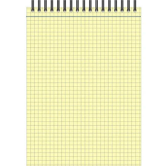 Блокнот 60л,кл,А5,Yellow Pad,спираль,тон.блок 70г/м