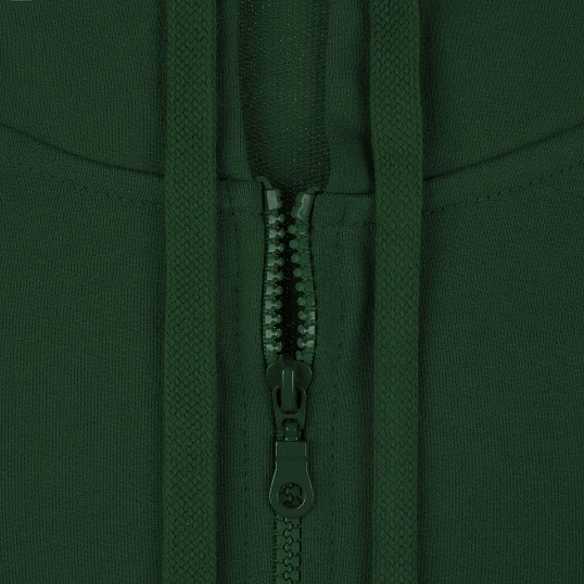 Толстовка на молнии с капюшоном Siverga 2.0,темно-зеленая, XXXL