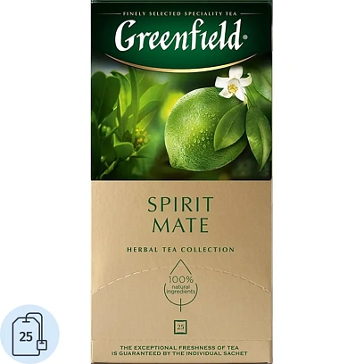 Чай Greenfield Spirit Mate травян, 25пак