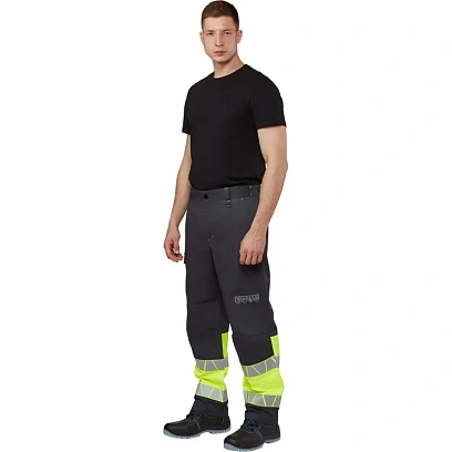 Брюки летние мужские Равелин лим./графит (р.64-66) 182-188