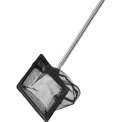 Сачок для рыб Telescopic Fish 8/20см  (Акваэль), ручка до 50см 