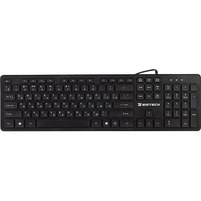 Клавиатура C-KB002 черная, USB, 104кн BT-JKB-001/C-KB002