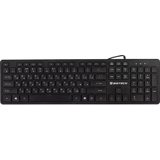 Клавиатура C-KB002 черная, USB, 104кн BT-JKB-001/C-KB002