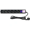 Сетевой фильтр Power Cube 6р/1,9м, 16А/3.5кВт,3x1,0, черн(SPG6-B1,9M)