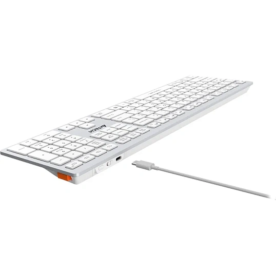 Клавиатура A4Tech Fstyler FBX50C белый USB беспроводная(FBX50C WHITE)